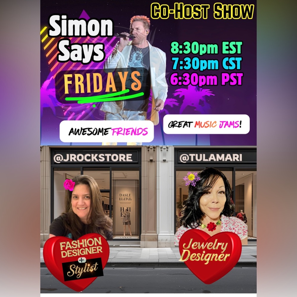 Simon Says: Fab Fridays Co-Host SHOW. Spring 2026 ! Buyer’s Giveaway!!